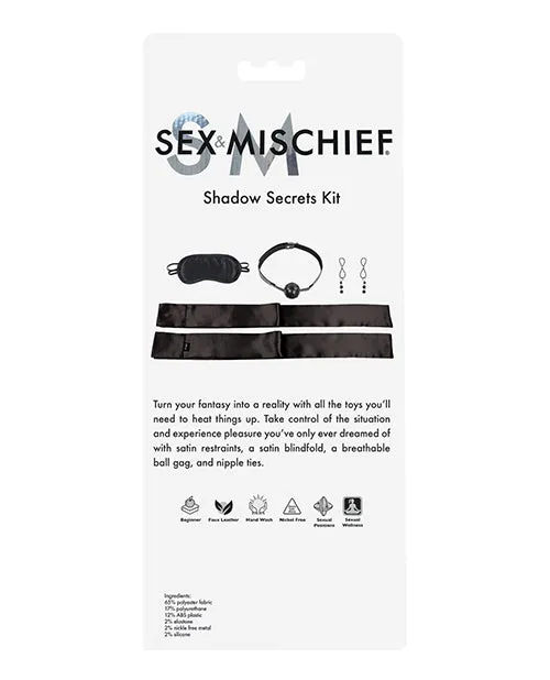 Couples Sportsheets Sex Mischief Shadow Secrets Kit