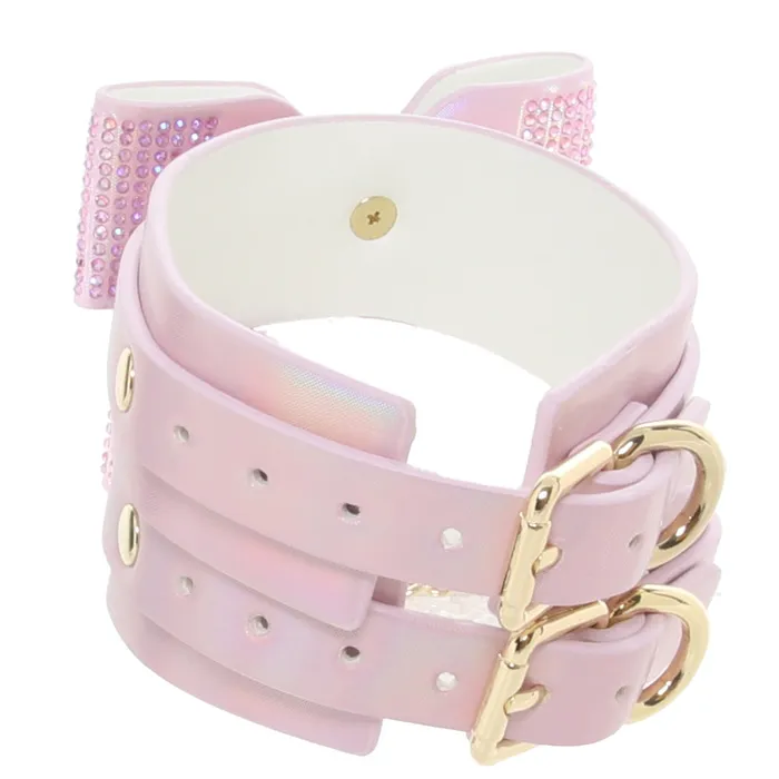 Shots Toys Vibrators Ouch Paris Collection Leg Cuffs in Pink