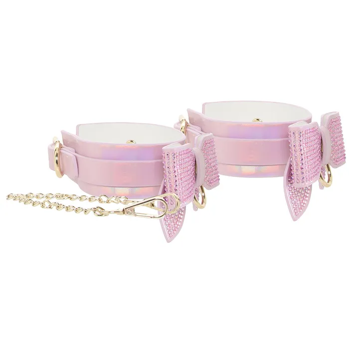 Shots Toys Vibrators Ouch Paris Collection Leg Cuffs in Pink
