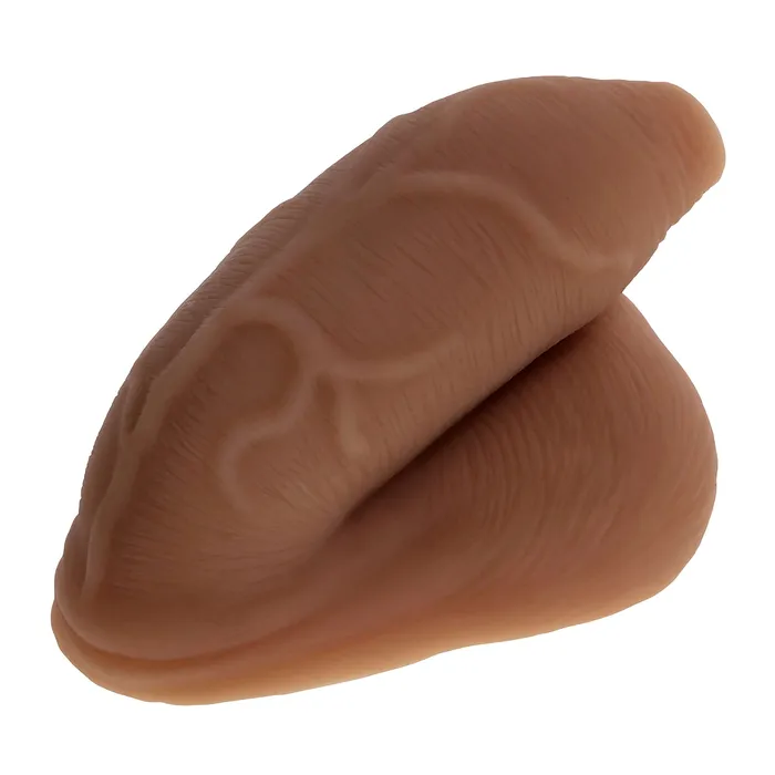 Evolved Novelties Vibrators Evolved Novelties Uncircumcised Packer Dark Brown Realistic TPE Packer
