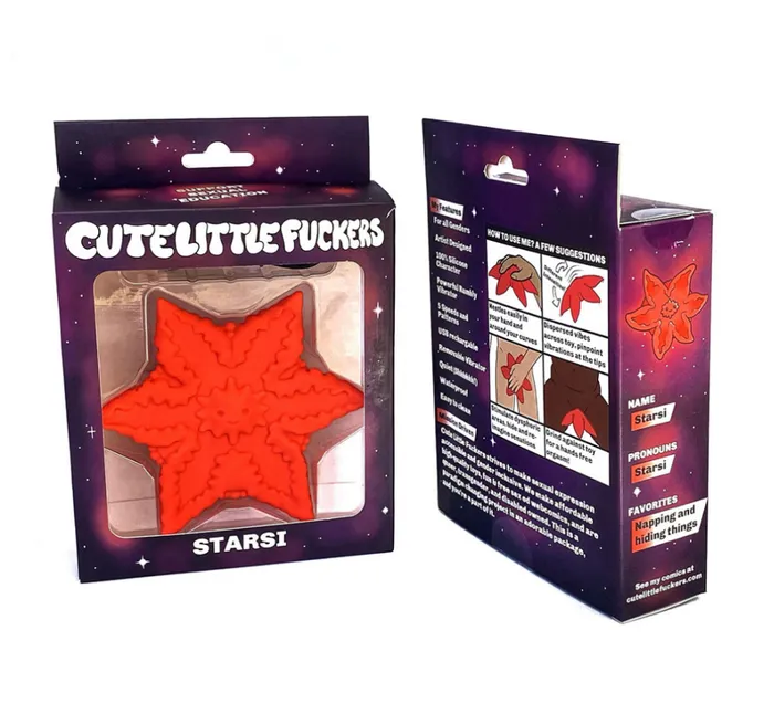 Female Sex Toys Cute Little Fuckers Cute Little Fuckers Starsi Rechargeable Handheld Vibrating Stimulator All Colors