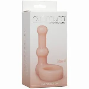 Dildos Doc Johnson Platinum Silicone The Double Dip Dual Cockring Doc Johnson