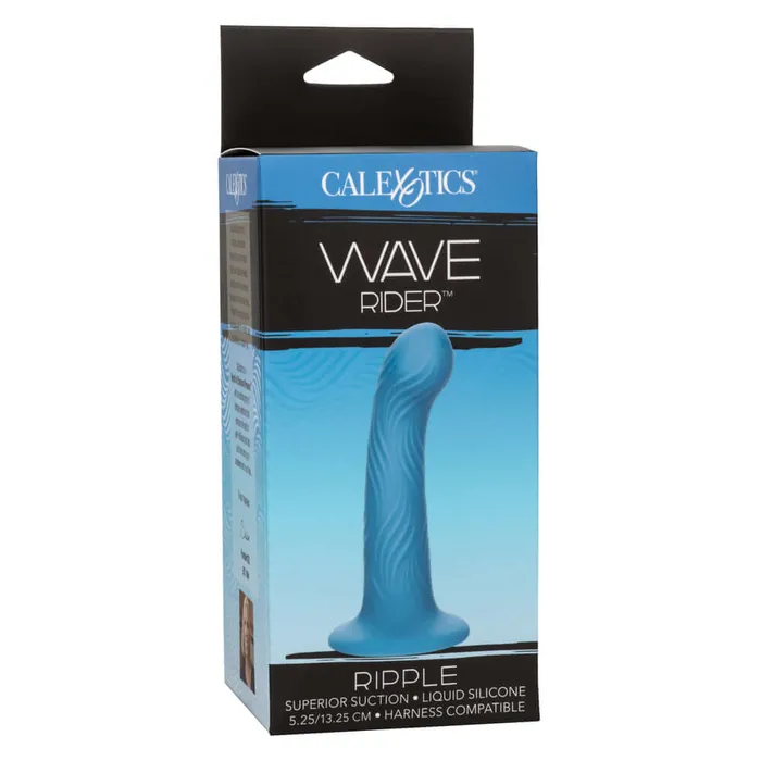 CalExotics Dildos Wave Rider Ripple Dildo Blue CalExotics Dildos Wave Rider Ripple Dildo Blue