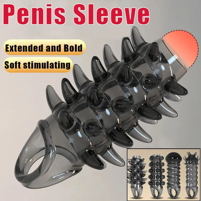 Knotted Cock Ring Sex Toy for Men Monsterdildo Penis Ring Extender Delay Ejaculation Condom Domlust Male Sex Toys