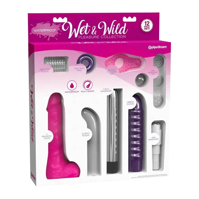 PipeDream Couples Wet and Wild 15 Piece waterproof Kit PipeDream Couples Wet and Wild 15 Piece waterproof Kit
