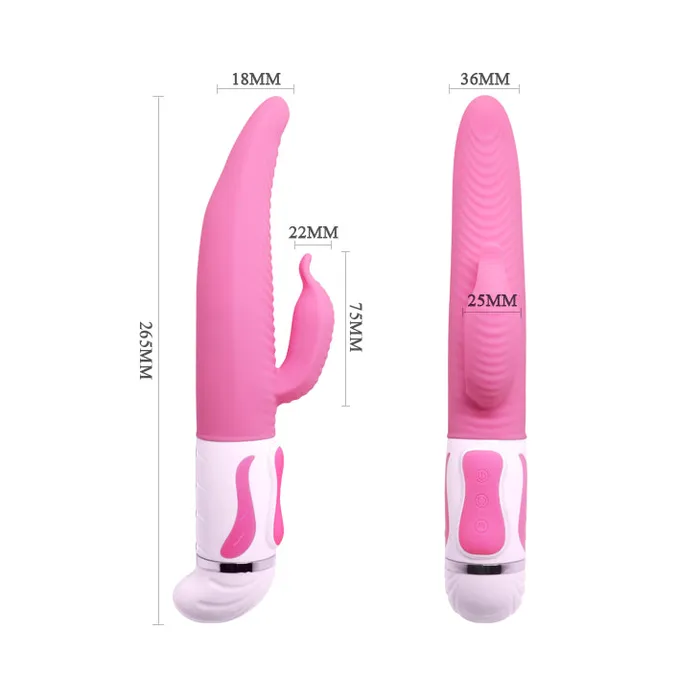 Pretty Love Antonie Twisting Rabbit Pink Pretty Love Vibrators