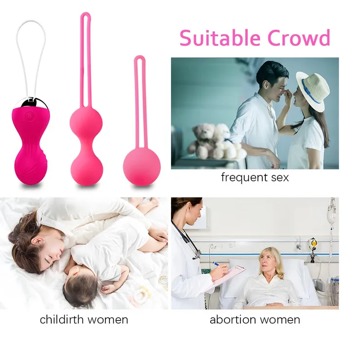 Remote Control Kegal Ball Vibrating Panty Egg Pelvic Muscle Female Sex Toys Domlust Couples