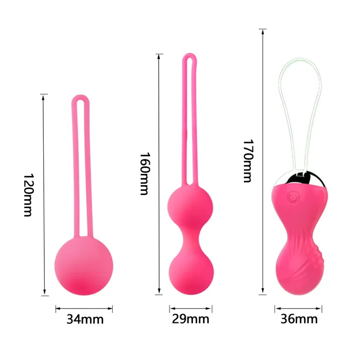 Remote Control Kegal Ball Vibrating Panty Egg Pelvic Muscle Female Sex Toys Domlust Couples