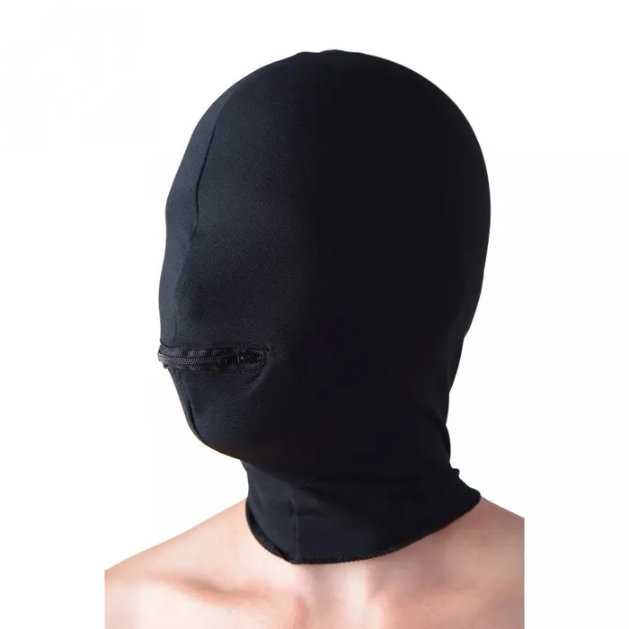 XR Brands Couples Zippered Eyeless Bondage Hood BDSM Gear XR Brands Couples Zippered Eyeless Bondage Hood BDSM Gear