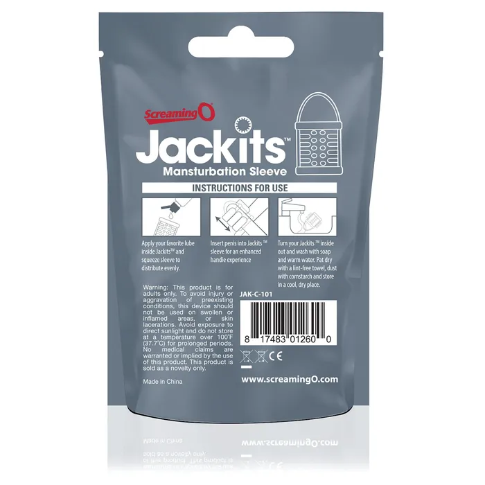 Male Sex Toys Screaming O Jackits Mansturbation Sleeve Each Clear Male Sex Toys Screaming O Jackits Mansturbation Sleeve Each Clear
