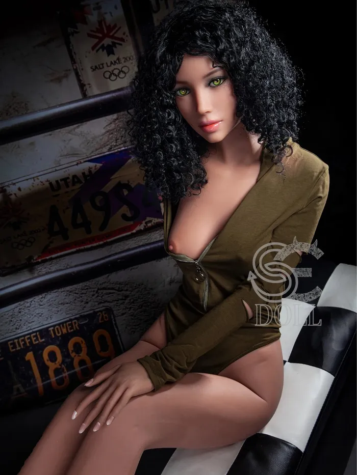 Male Sex Toys SE Doll F3736166cm5ft5345kg B Cup TPE Sexy Small Breasts Latin Girl Curly Hair Sex DollSE Doll