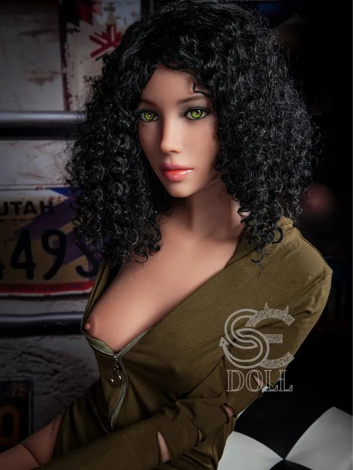 Male Sex Toys SE Doll F3736166cm5ft5345kg B Cup TPE Sexy Small Breasts Latin Girl Curly Hair Sex DollSE Doll