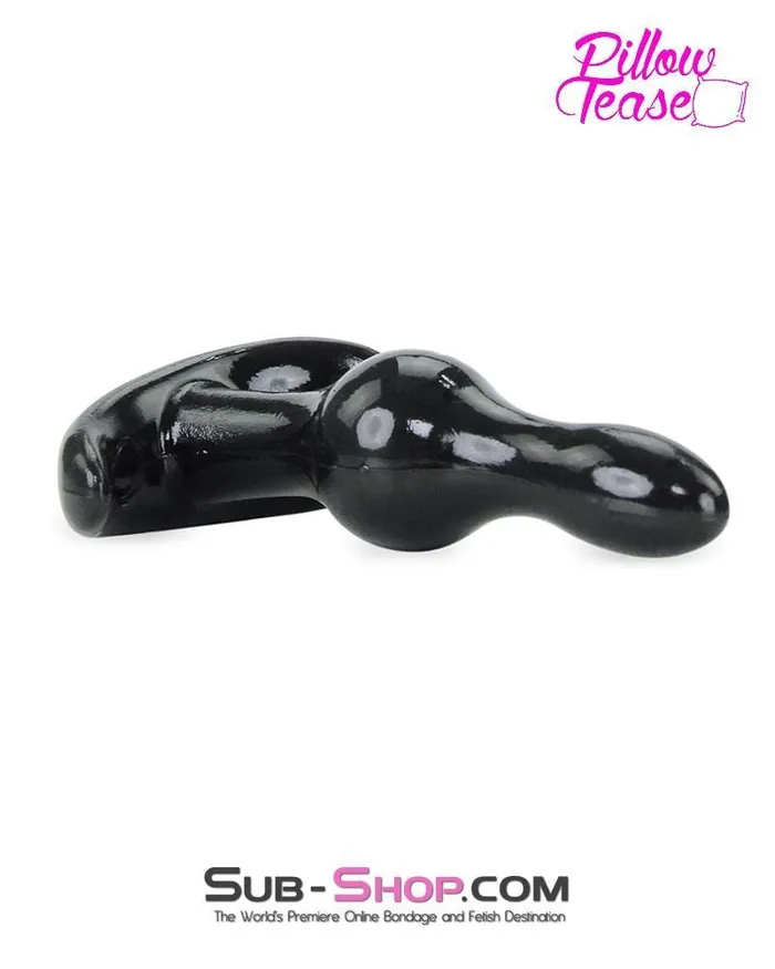 Moonwell 3741M Black Mini Ripple Anal Pleasures Beginners Butt Plug LAST CHANCE Final Closeout Anal